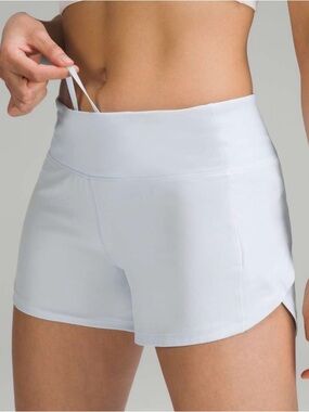 Lululemon | Speed Up Shorts 4” Mid-Rise Lined Powder Blue Size 4